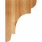 Ekena Millwork New Brighton Rough Sawn Corbel, Western Red Cedar, 4"W x 12"D x 16"H COR04X12X16NEB00RWR - alternate 2